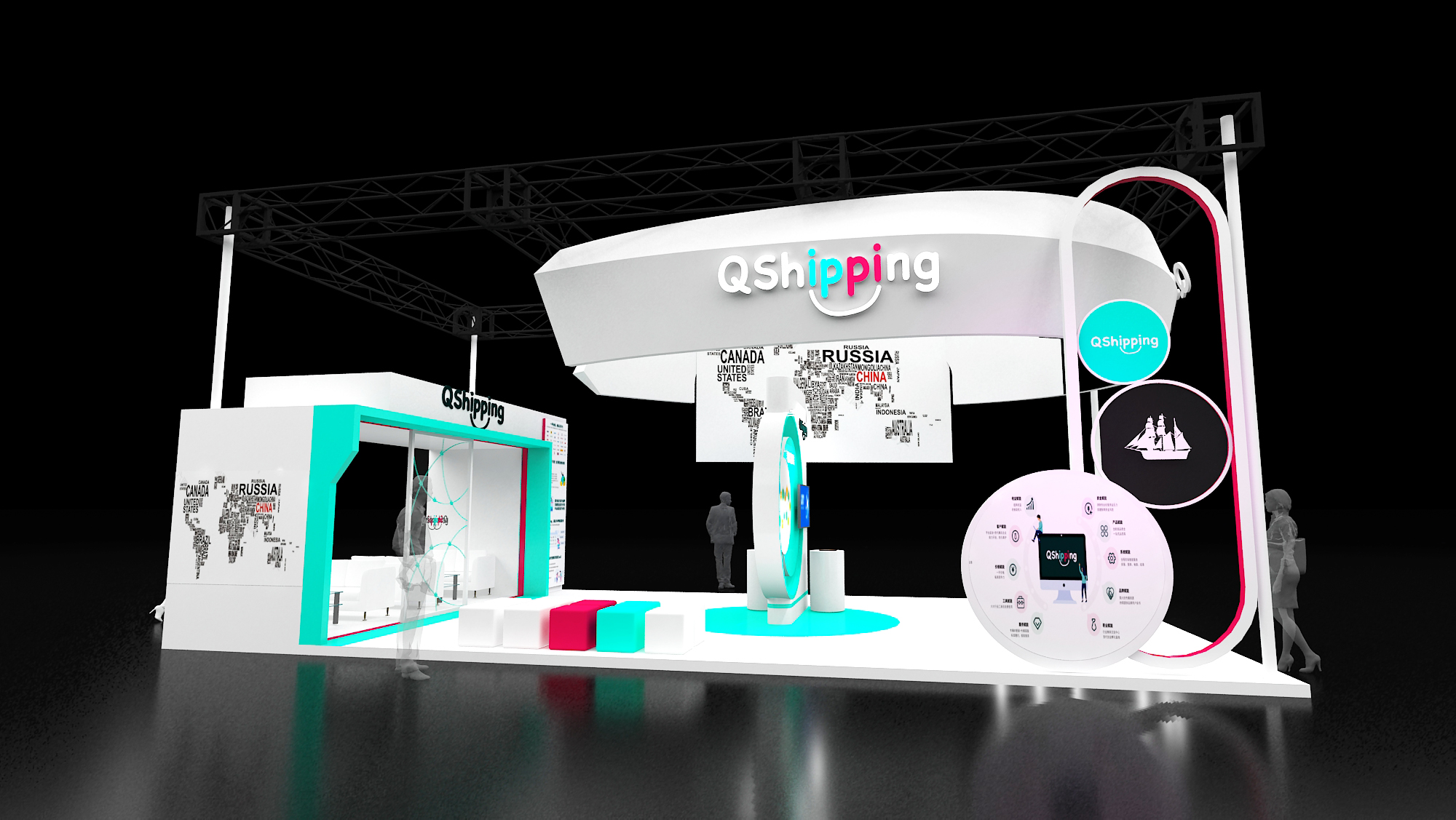 迪拜廣告展展臺搭建公司 迪拜廣告展展臺搭建公司