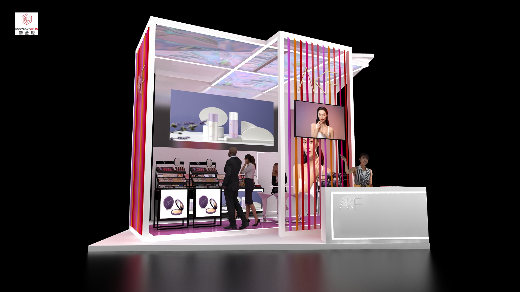 英國美容展展臺搭建 英國美容展展臺搭建